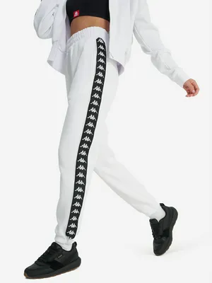 Брюки женские Kappa, белый, арт. 311M8HWKAP-RZU