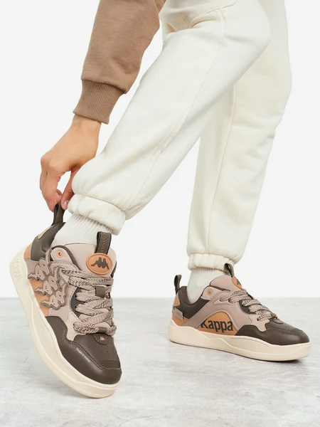 Кеды Kappa Icon Podgy, коричневый, арт. 23771