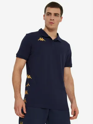 Поло мужское Kappa Gastio, синий, арт. 351G56WKAP-193