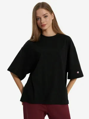 Футболка женская Champion, черный, арт. 118743C0K-KK001