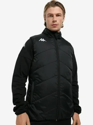 Жилет утепленный мужской Kappa, черный, арт. 321M17WKAP-005