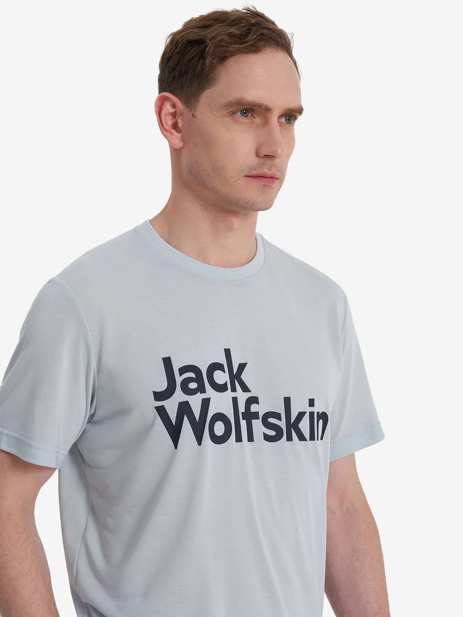 Футболка мужская Jack Wolfskin Brand, синий, арт. 1809771j01-1409