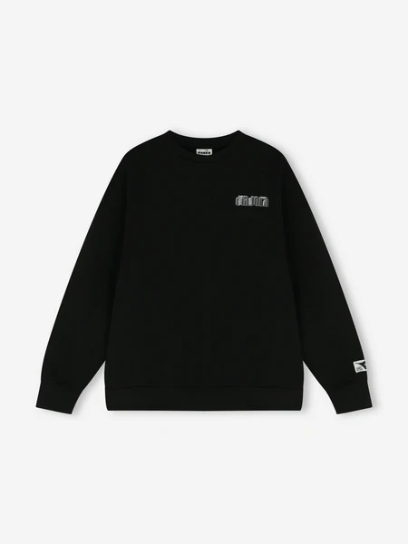 Свитшот женский Diadora, черный, арт. 23832