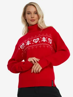 Свитер женский Glissade, красный, арт. 138784GSD-HW