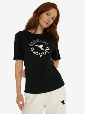 Футболка женская Diadora, черный, арт. 102.182263D07-80013