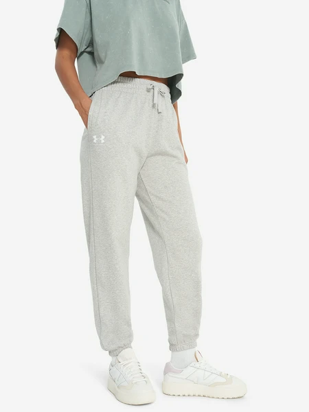 Брюки Under Armour Rival Terry, серый, арт. 1382735u0f-011