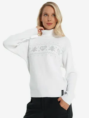 Свитер женский Glissade, белый, арт. 138784GSD-WA