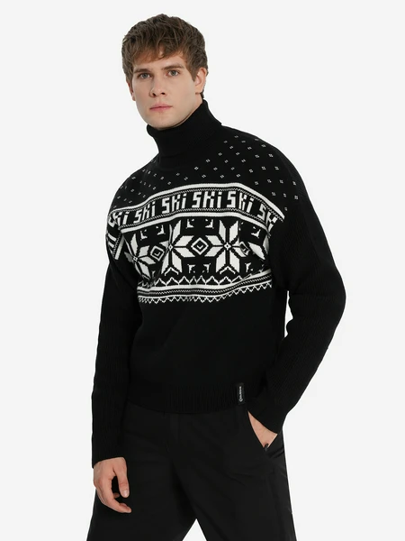 Свитер мужской Glissade, черный, арт. 138850gsd-bw