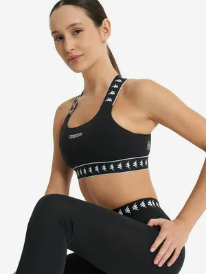 Топ бра спортивный Kappa, черный, арт. 134106KAP-99