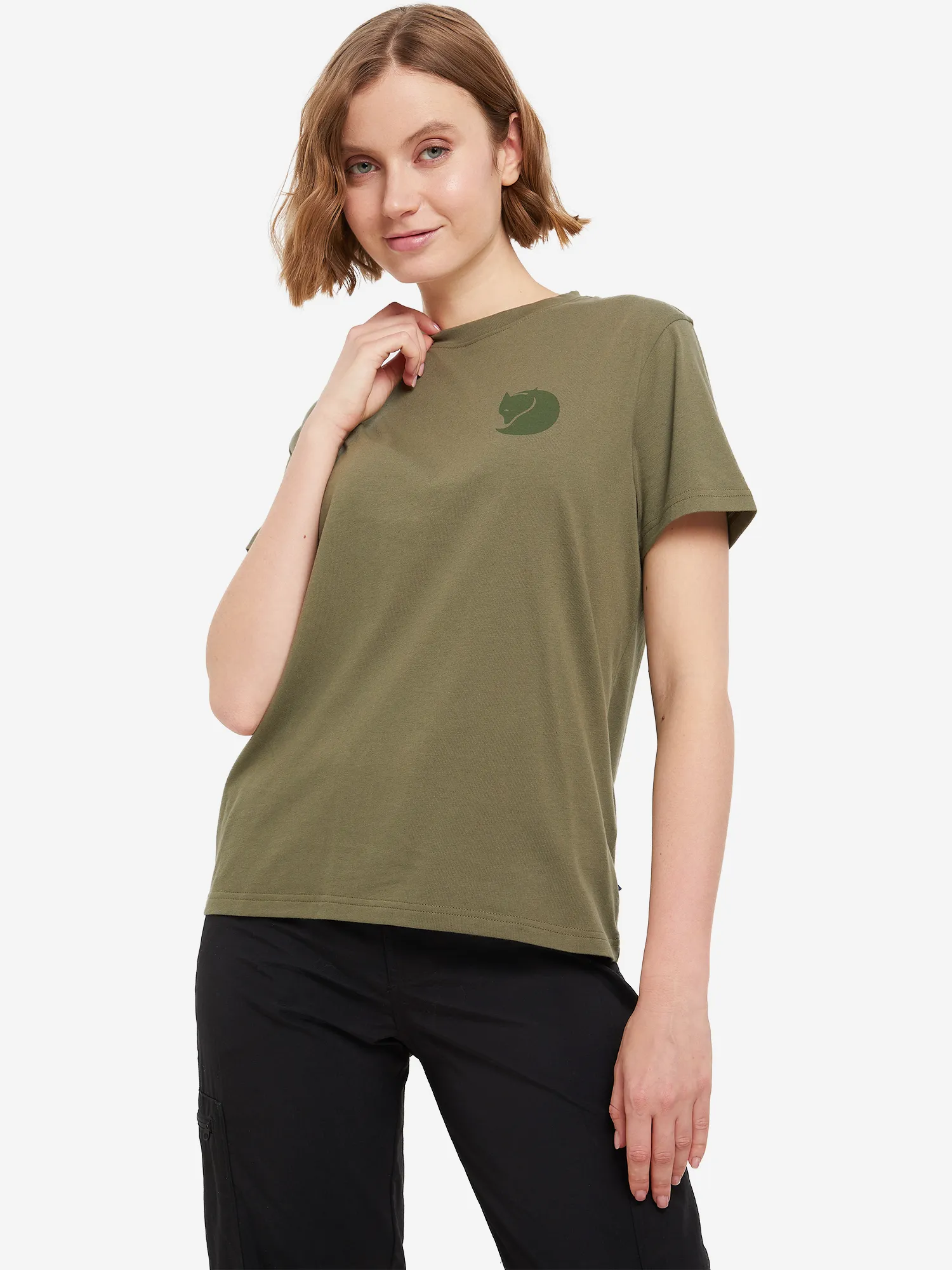 Футболка Fjallraven, зеленый, арт. f87153fjr-620