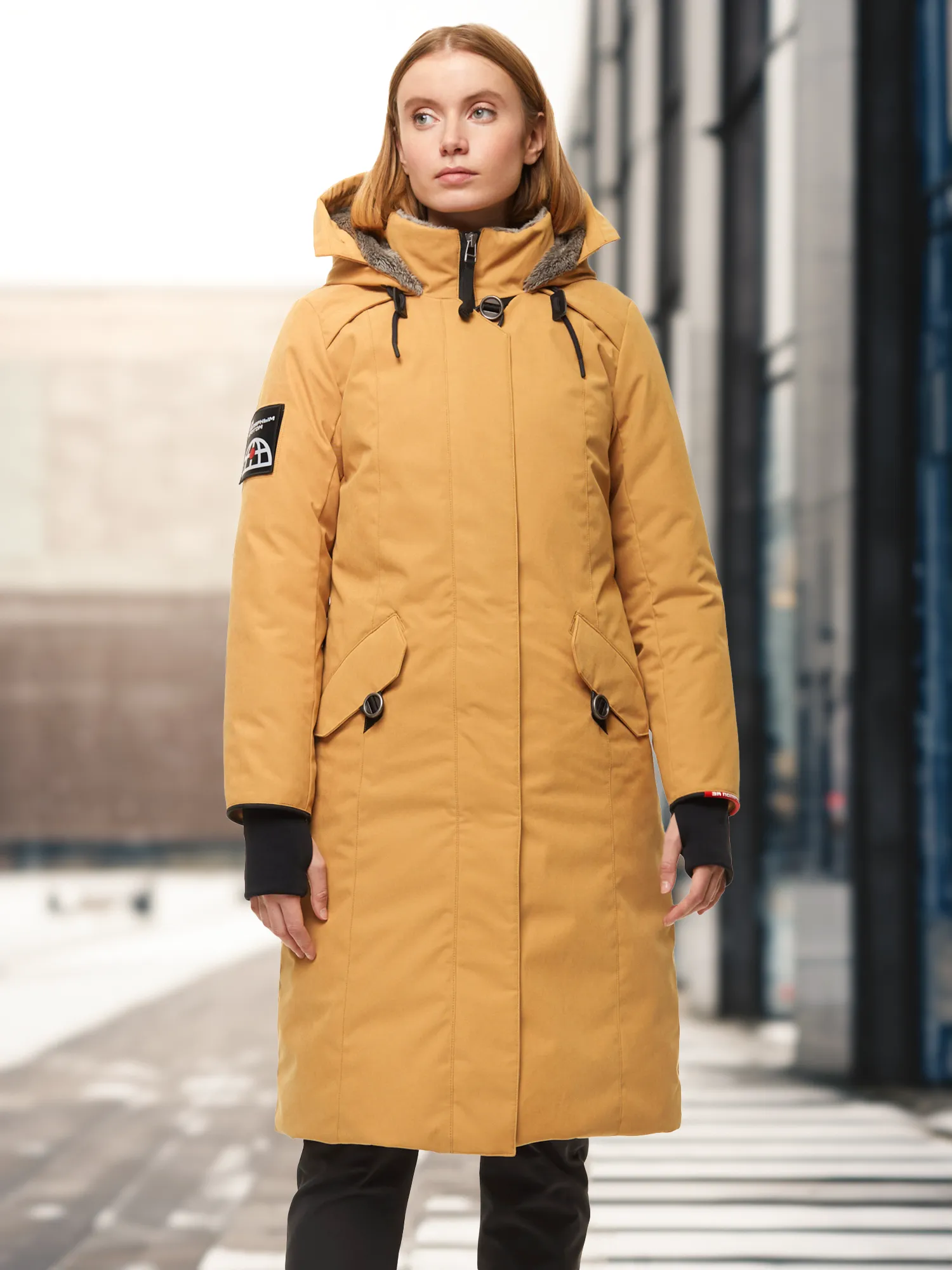 Парка женская Bask Hatanga, бежевый, арт. 20h01bsk-9915