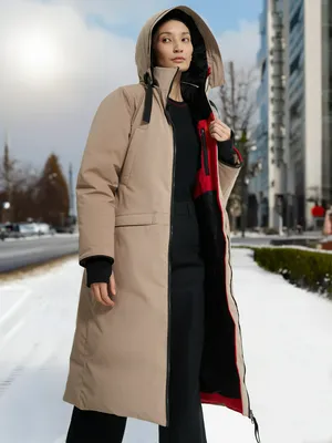 Пальто пуховое женское Bask Agata, бежевый, арт. 22224BSK-9905