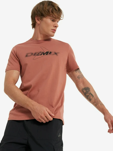 Футболка мужская Demix, оранжевый, арт. 24038