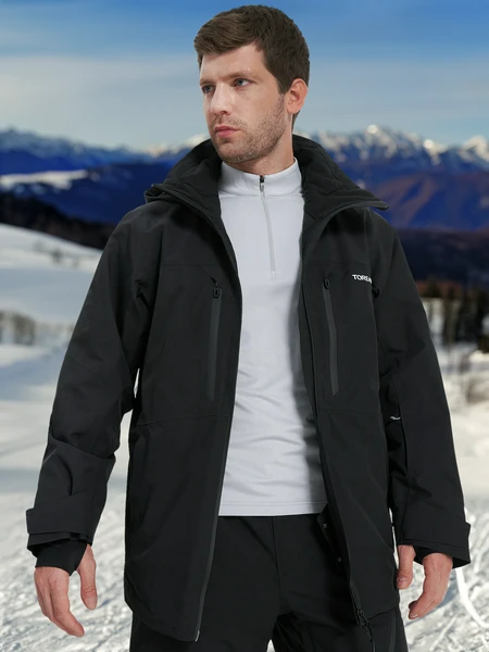Куртка утепленная мужская Toread, черный, арт. tahham90050t3j-g01x