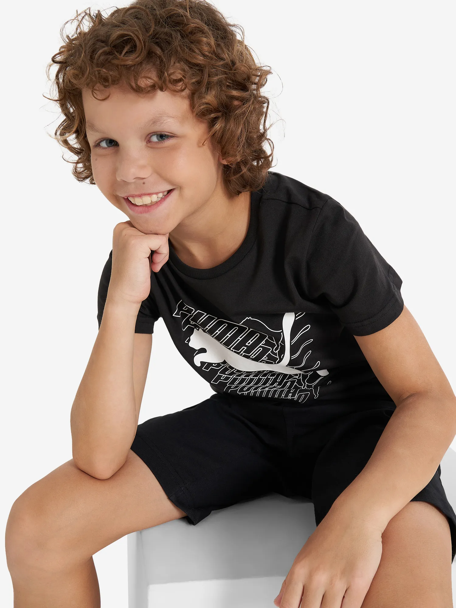 Футболка PUMA Graphics Cat, черный, арт. 680297p0p-01