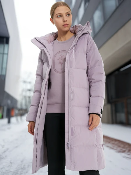 Пальто пуховое женское Toread, фиолетовый, арт. taddam92574t3j-e15x