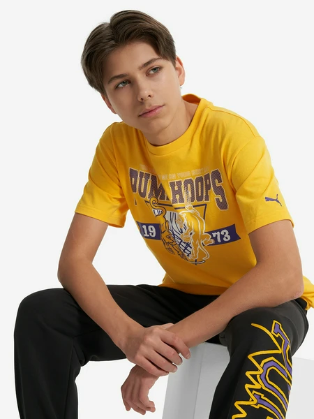 Футболка для мальчиков PUMA Rival Rage, желтый, арт. 630815p0p-34