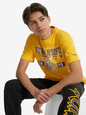 Футболка для мальчиков PUMA Rival Rage, желтый, арт. 24186