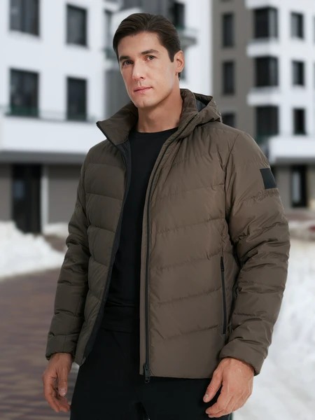 Пуховик Jack Wolfskin Colonius, коричневый, арт. 1207431j01-5719