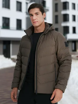 Пуховик Jack Wolfskin Colonius, коричневый, арт. 1207431J01-5719