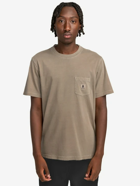 Футболка Element Basic Pocket Pigment, коричневый, арт. elykt00118e1k-tnt0