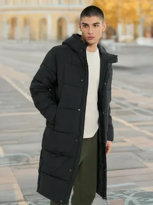 Пальто утепленное мужское Champion, черный, арт. 24232