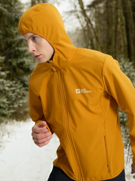 Куртка софтшелл Jack Wolfskin Bornberg, оранжевый, арт. 1307471j01-m0043