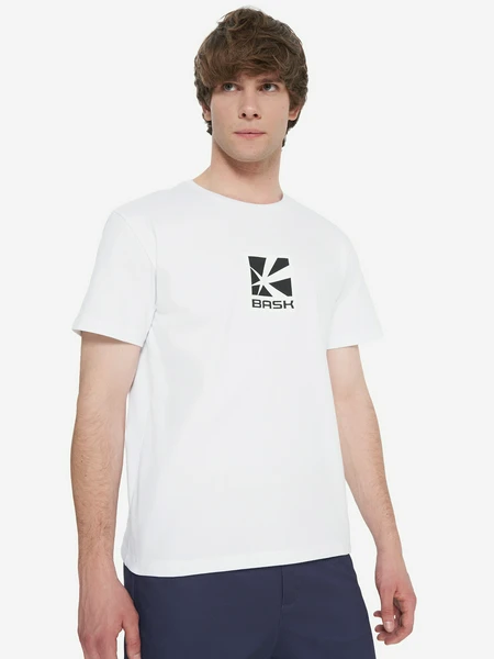 Футболка мужская оверсайз Bask Frame Mt, белый, арт. 23101bsk-9001