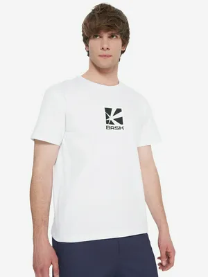 Футболка мужская оверсайз Bask Frame Mt, белый, арт. 23101BSK-9001