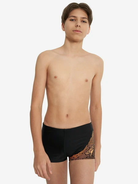 Плавки-шорты Speedo Medley Logo, черный, арт. 8-1241017380s0y-17380