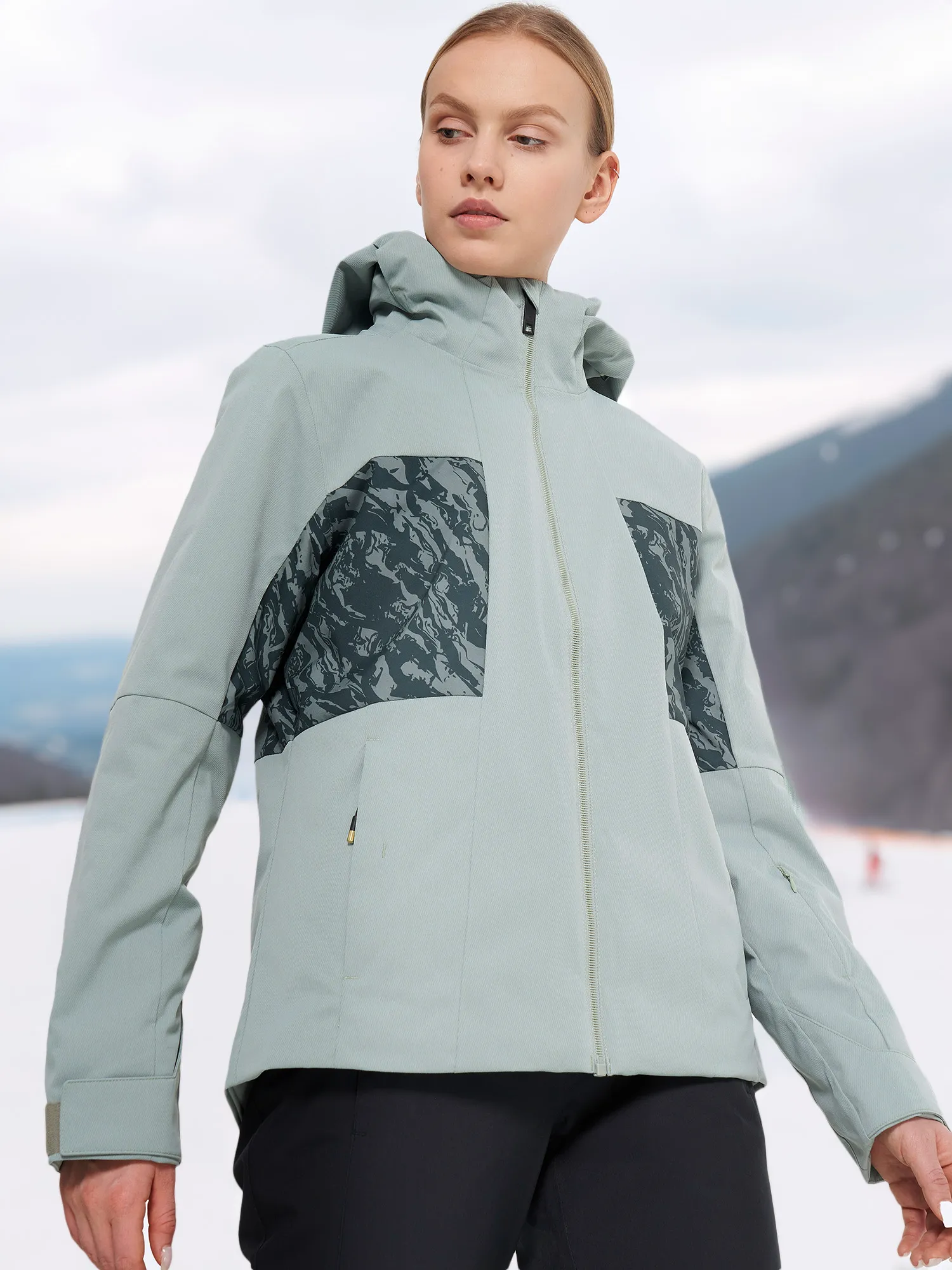 Куртка утепленная женская Ziener Tassila, зеленый, арт. 244104znr-233