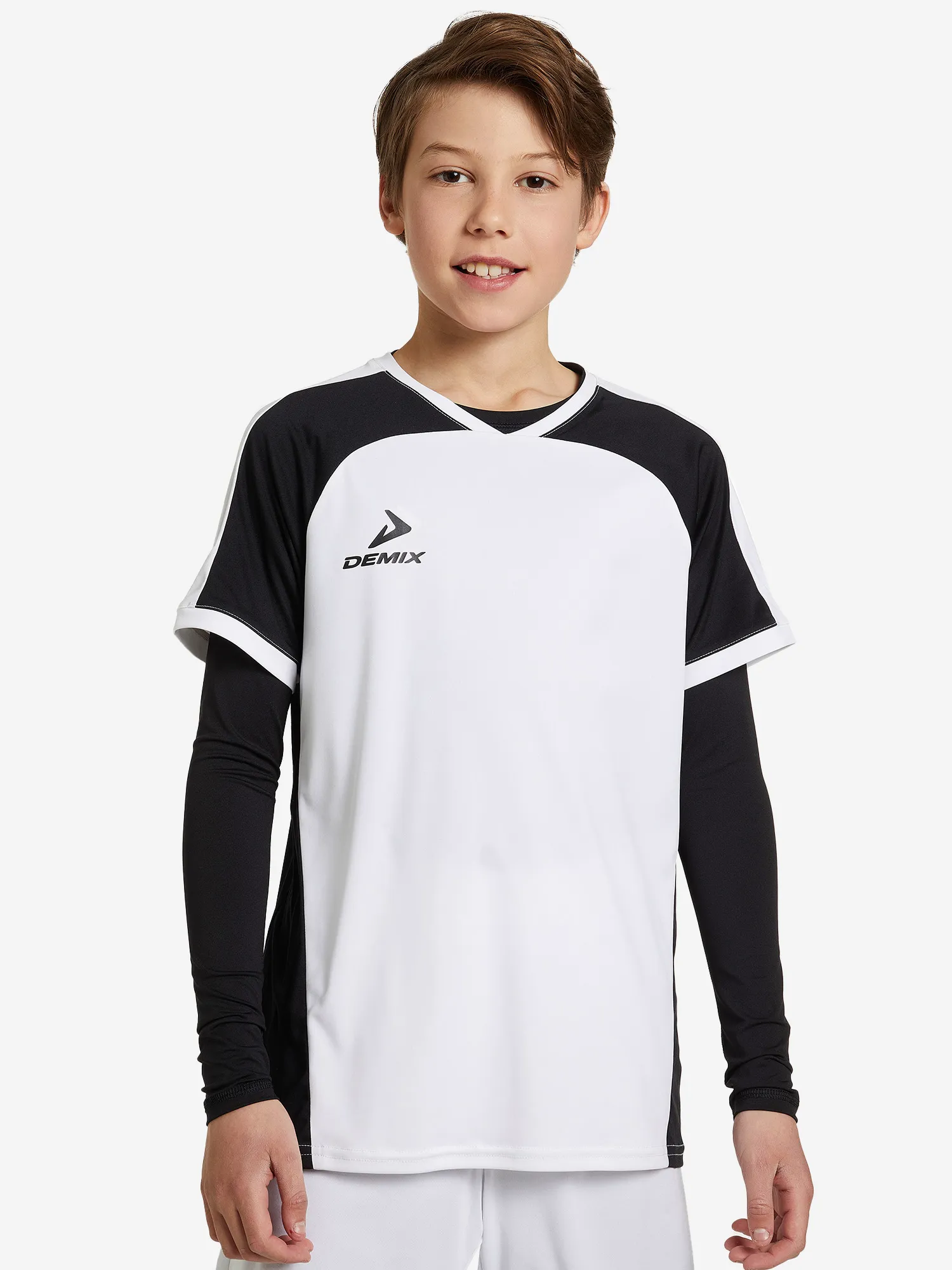 Футболка для мальчиков Demix League, белый, арт. 116890dmx-wb