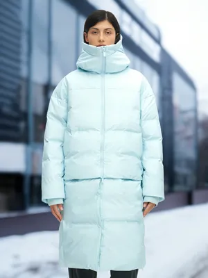 Пуховик SHU, голубой, арт. 24341