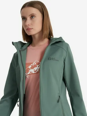 Куртка софтшелл Jack Wolfskin Bornberg, зеленый, арт. 1307692J01-4311