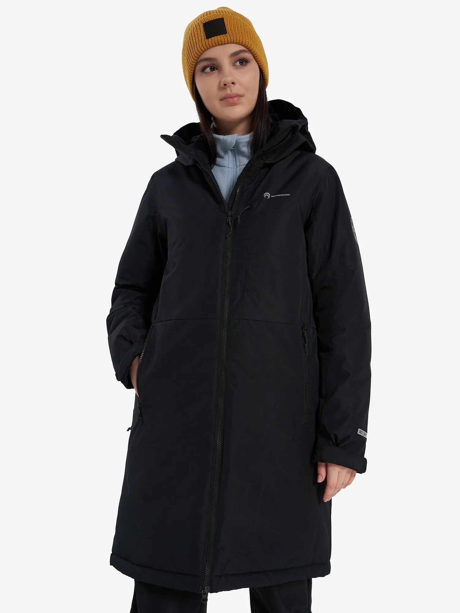 Куртка утепленная женская Outventure, черный, арт. 130245out-99