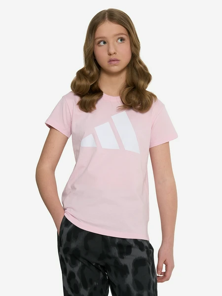 Футболка для девочек Adidas, розовый, арт. jc9623a01-.