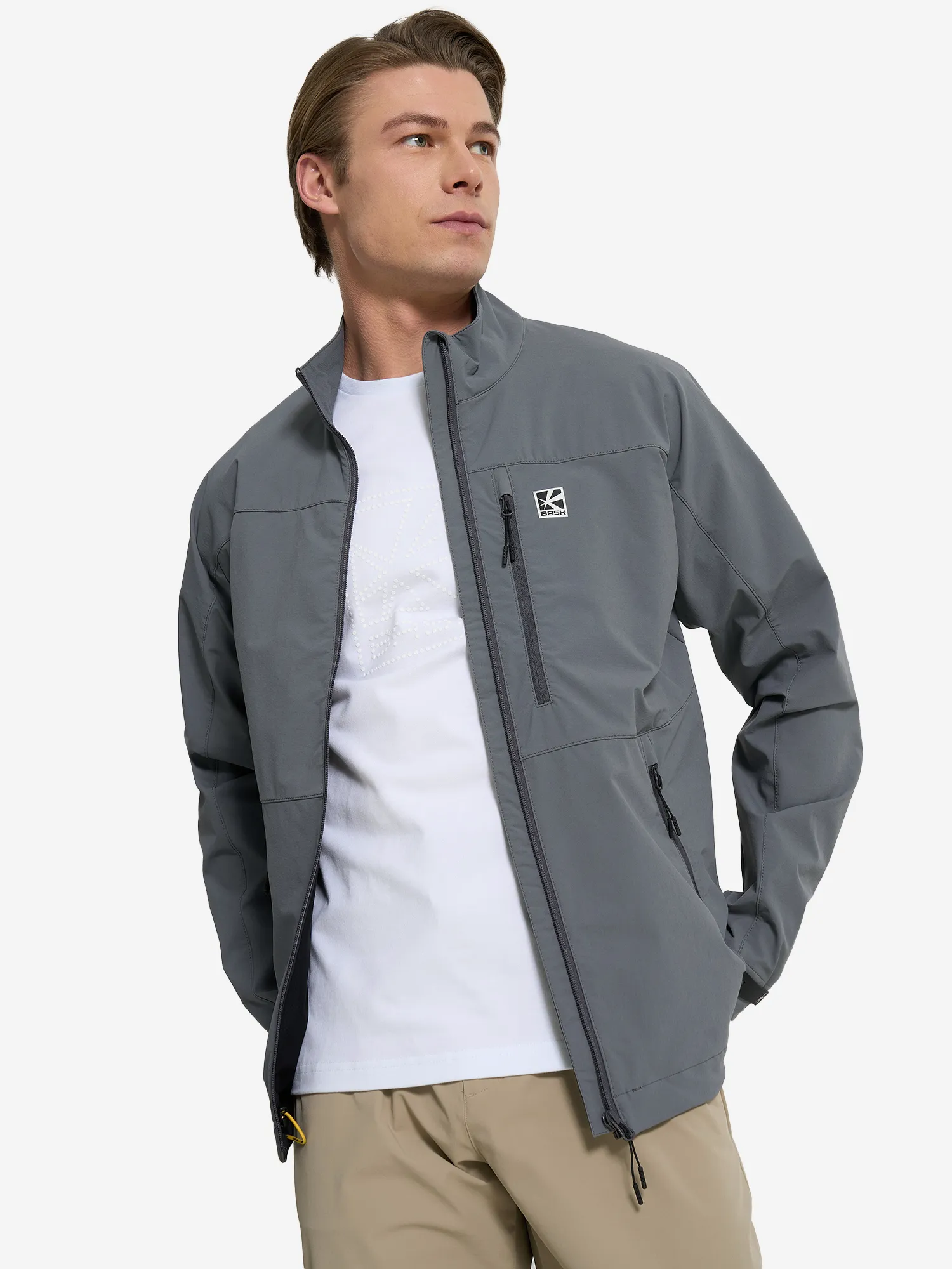 Куртка софтшелл Bask Trek v2, серый, арт. 22005bsk-9605