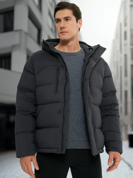 Пуховик Jack Wolfskin Roemertor, серый, арт. 1207421j01-6350