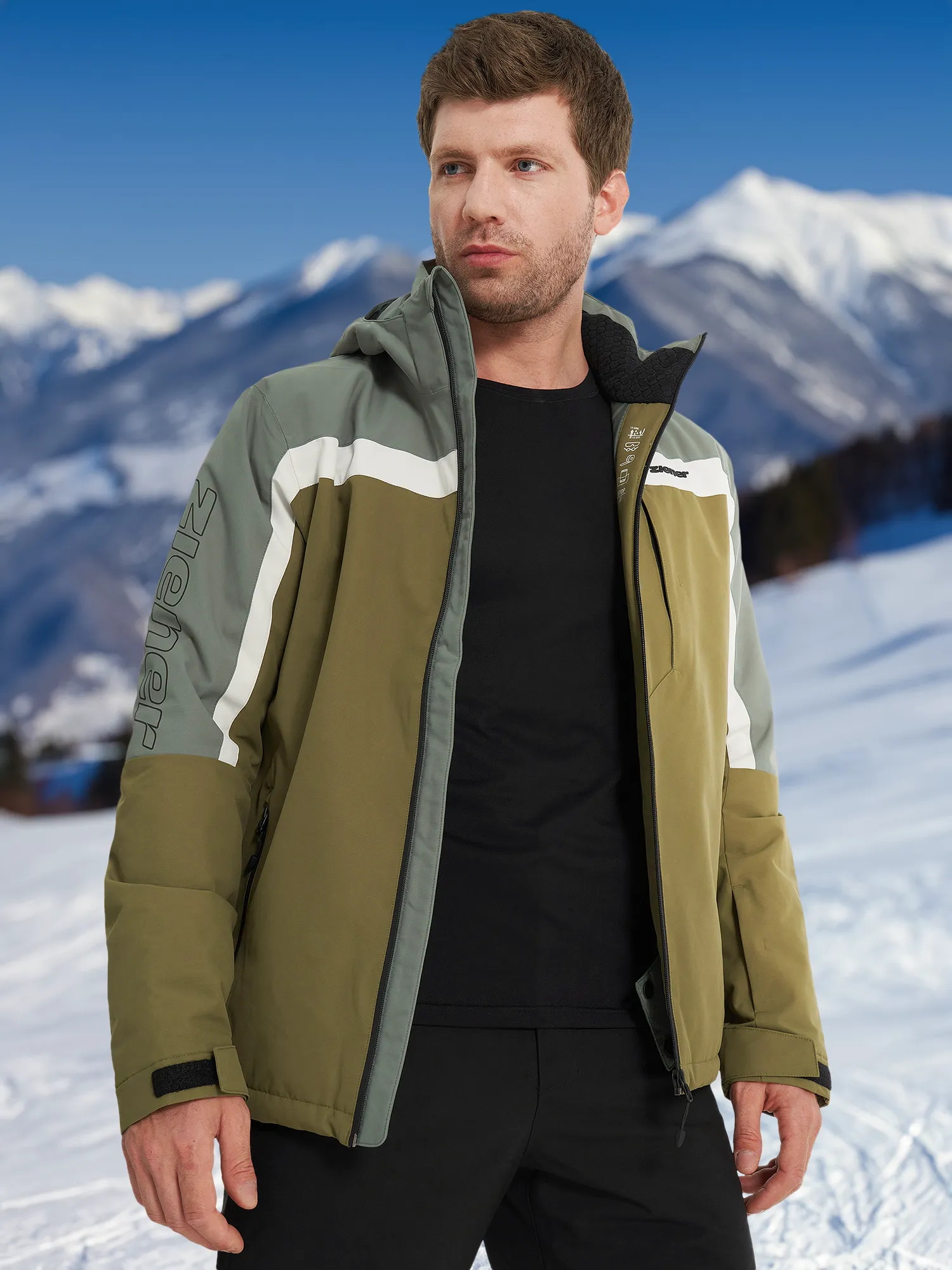 Куртка утепленная Ziener Pexi, зеленый, арт. 235201znr-525