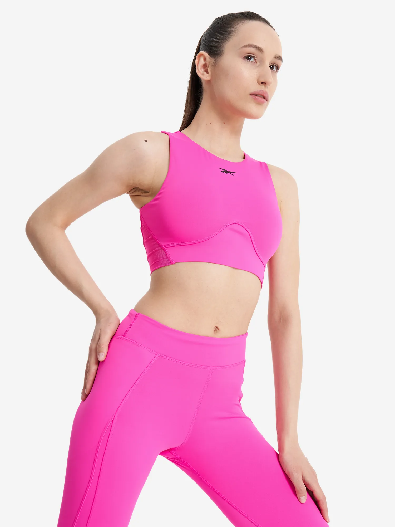 Топ бра спортивный Reebok Lux Contour, розовый, арт. 100076301r00-.