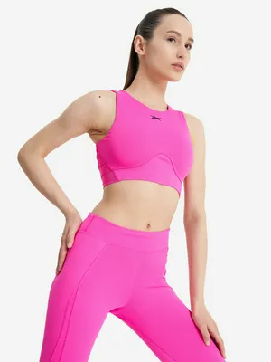 Топ бра спортивный Reebok Lux Contour, розовый, арт. 100076301R00