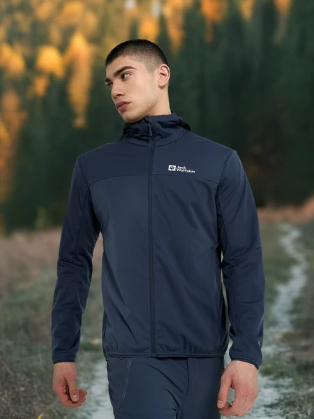 Куртка софтшелл Jack Wolfskin Feldberg, синий, арт. 1306923j01-c0412