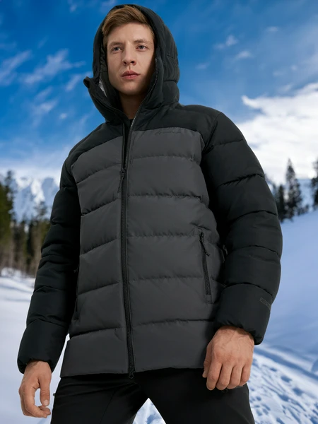Пуховик мужской Outventure, серый, арт. 129872out-ab