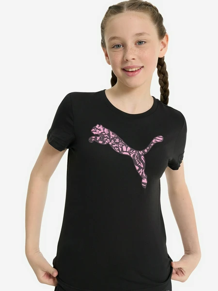 Футболка PUMA ESS+ Graphic Tropical, черный, арт. 681830p0p-01