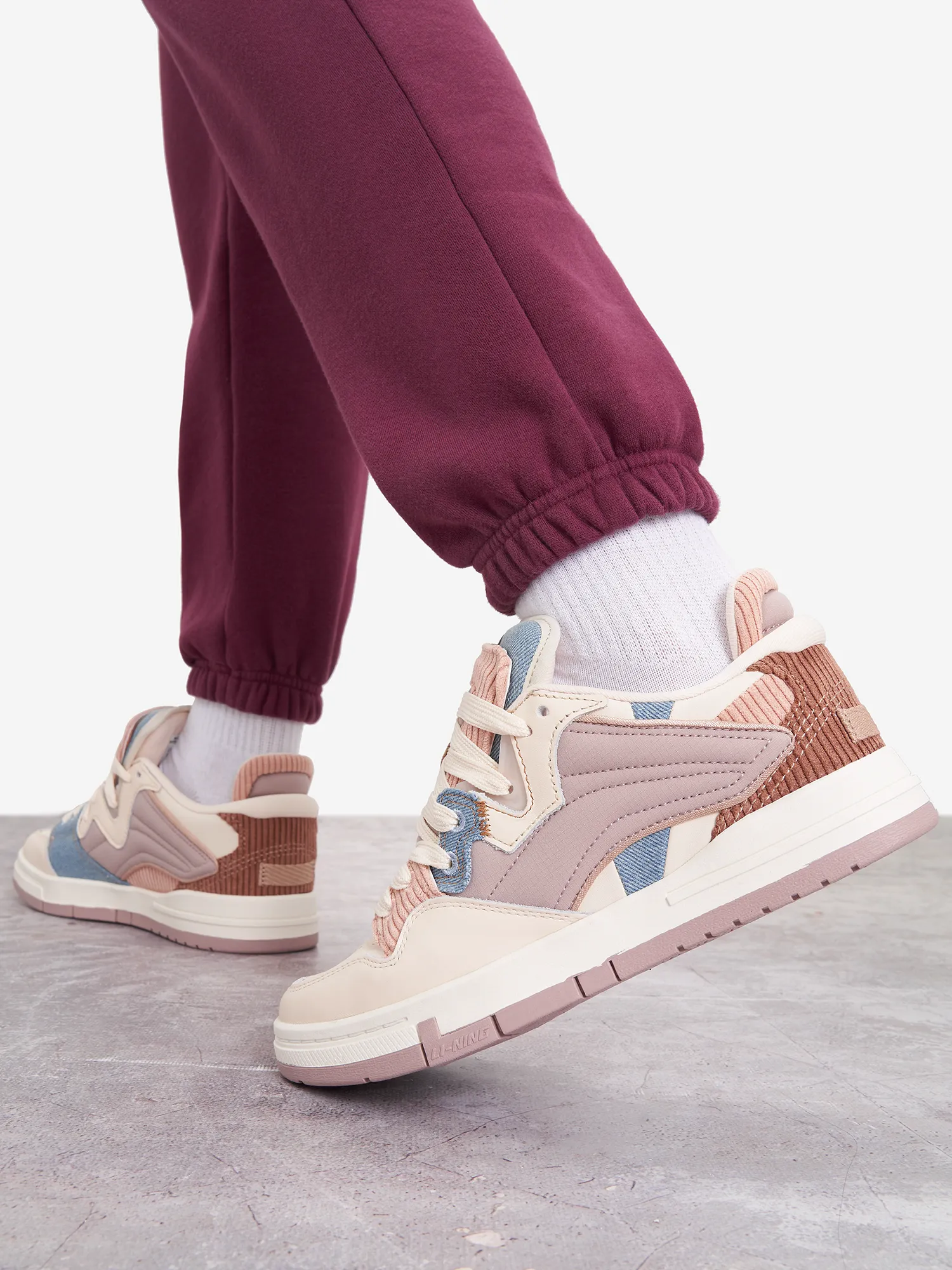 Кеды Li-Ning Wave Pro Se, бежевый, арт. aecu004-1fl1o-.