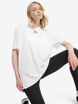 Футболка женская оверсайз Under Armour Campus, белый, арт. 1387193
