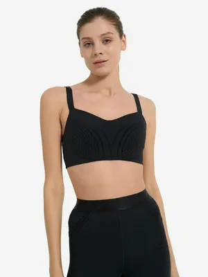 Топ бра спортивный MuseFit Dance Flock, черный, арт. 133154DMX-99