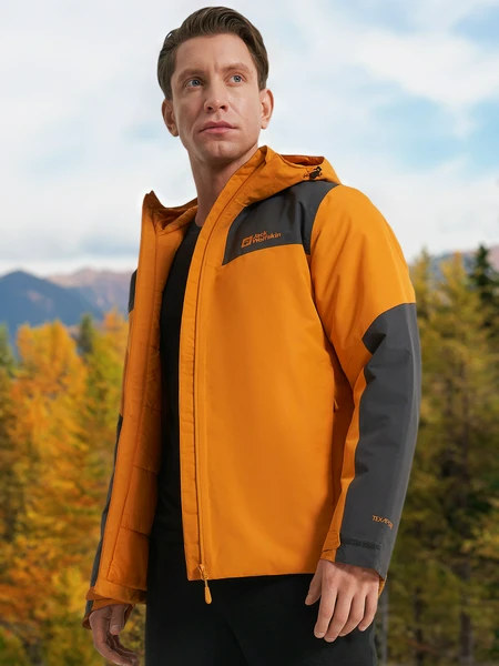 Куртка утепленная мужская Jack Wolfskin Jasper, оранжевый, арт. a61872j01-m0043
