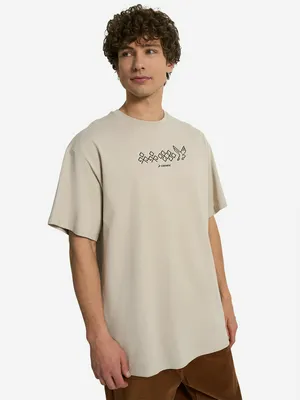 Футболка мужская оверсайз Demix, бежевый, арт. 130263dmx-t0