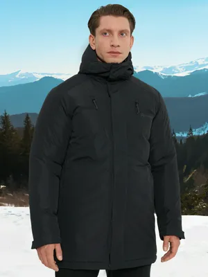 Пуховик мужской Outventure, черный, арт. 129674OUT-99
